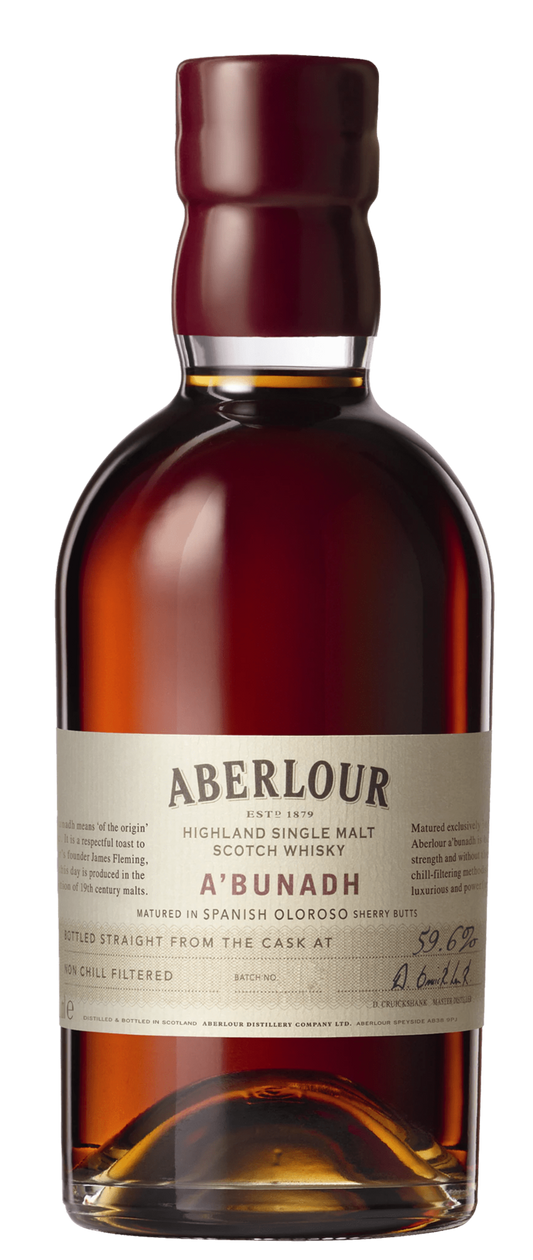 Aberlour A'bunadh Cask Strength Single Malt Scotch Whisky (700ml) - Liquor Loot- 