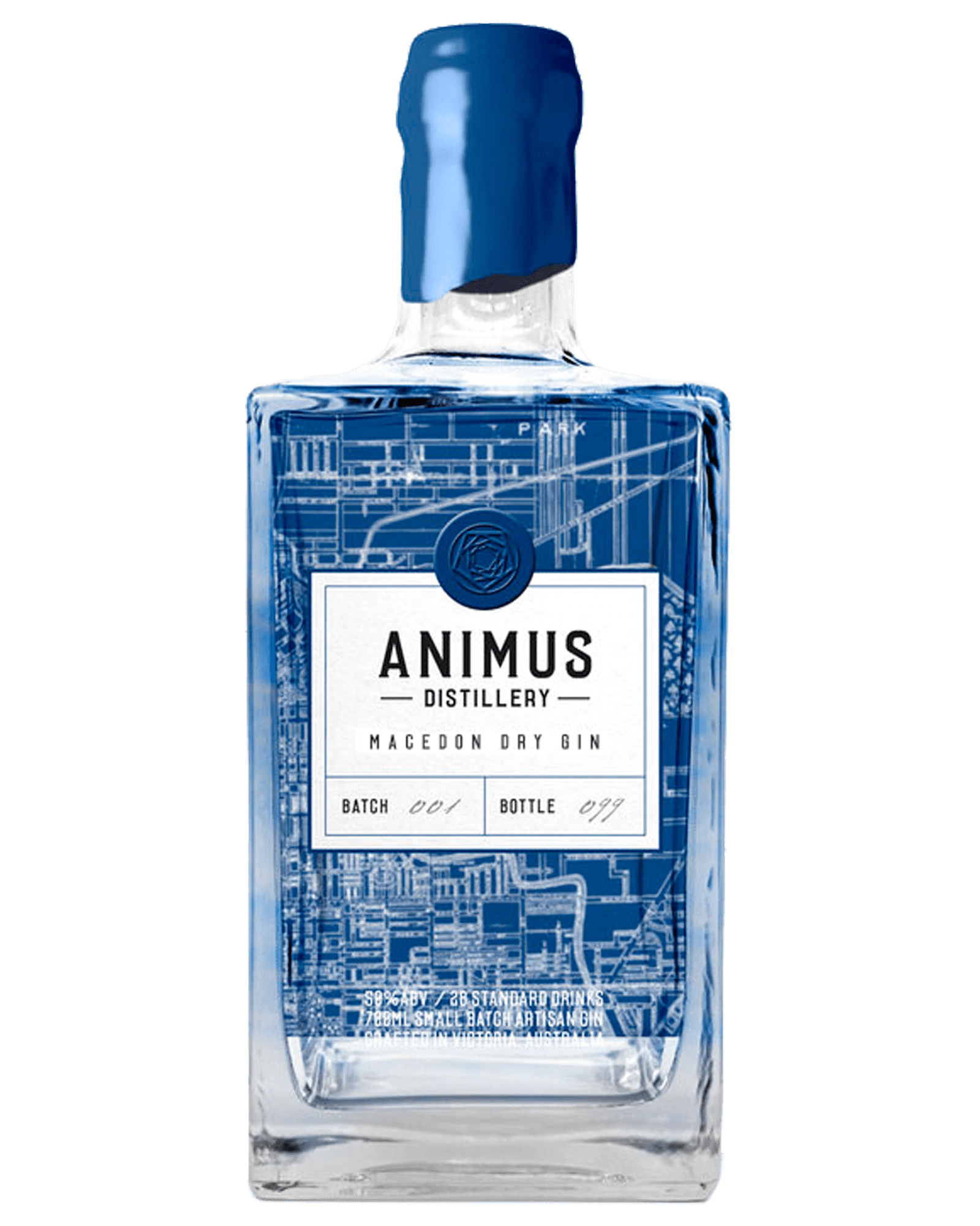 Animus Distillery Macedon Dry Gin (700mL) - Liquor Loot- 