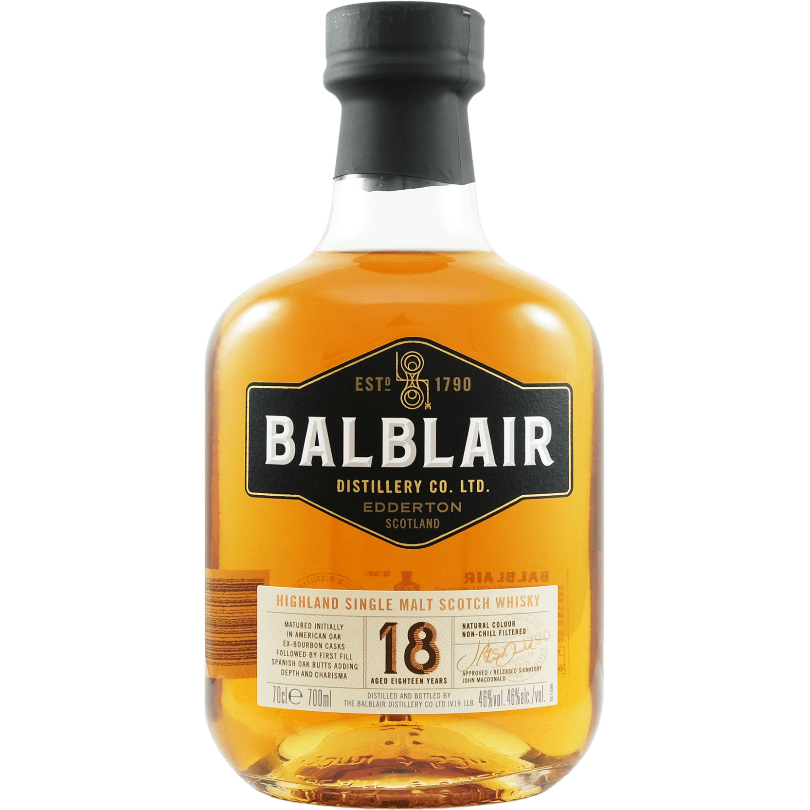 Balblair 18 Year Old Single Malt Scotch Whisky (700mL) - Liquor Loot- 