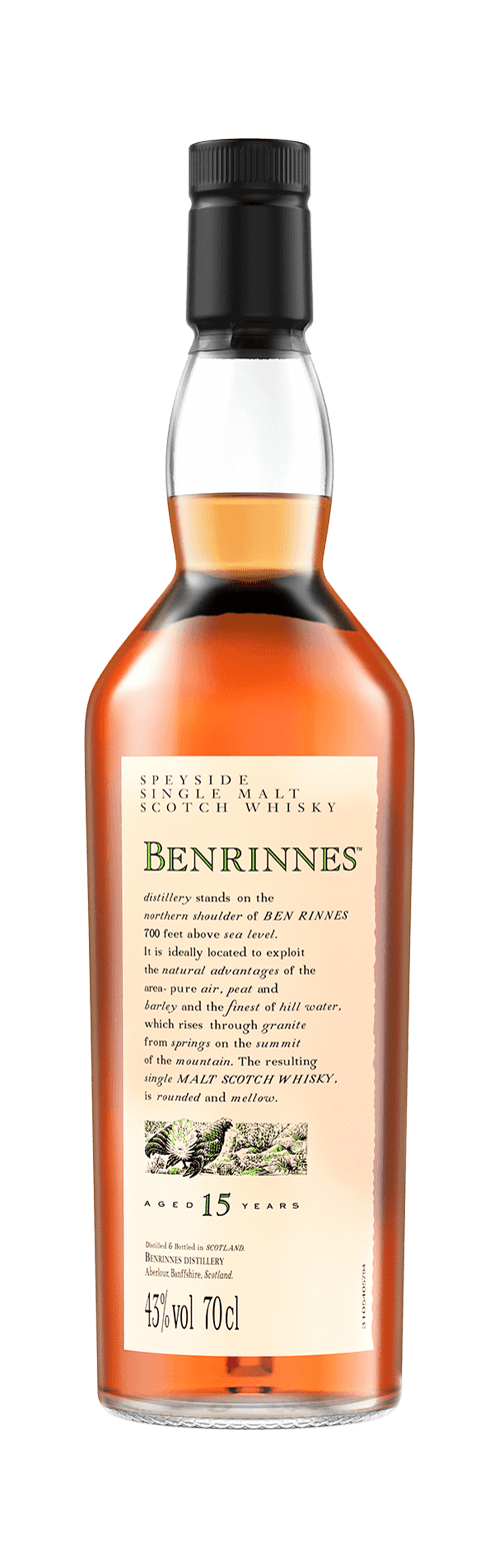 Benrinnes Flora & Fauna 15 Year Old Single Malt Scotch Whisky (700mL) - Liquor Loot- 