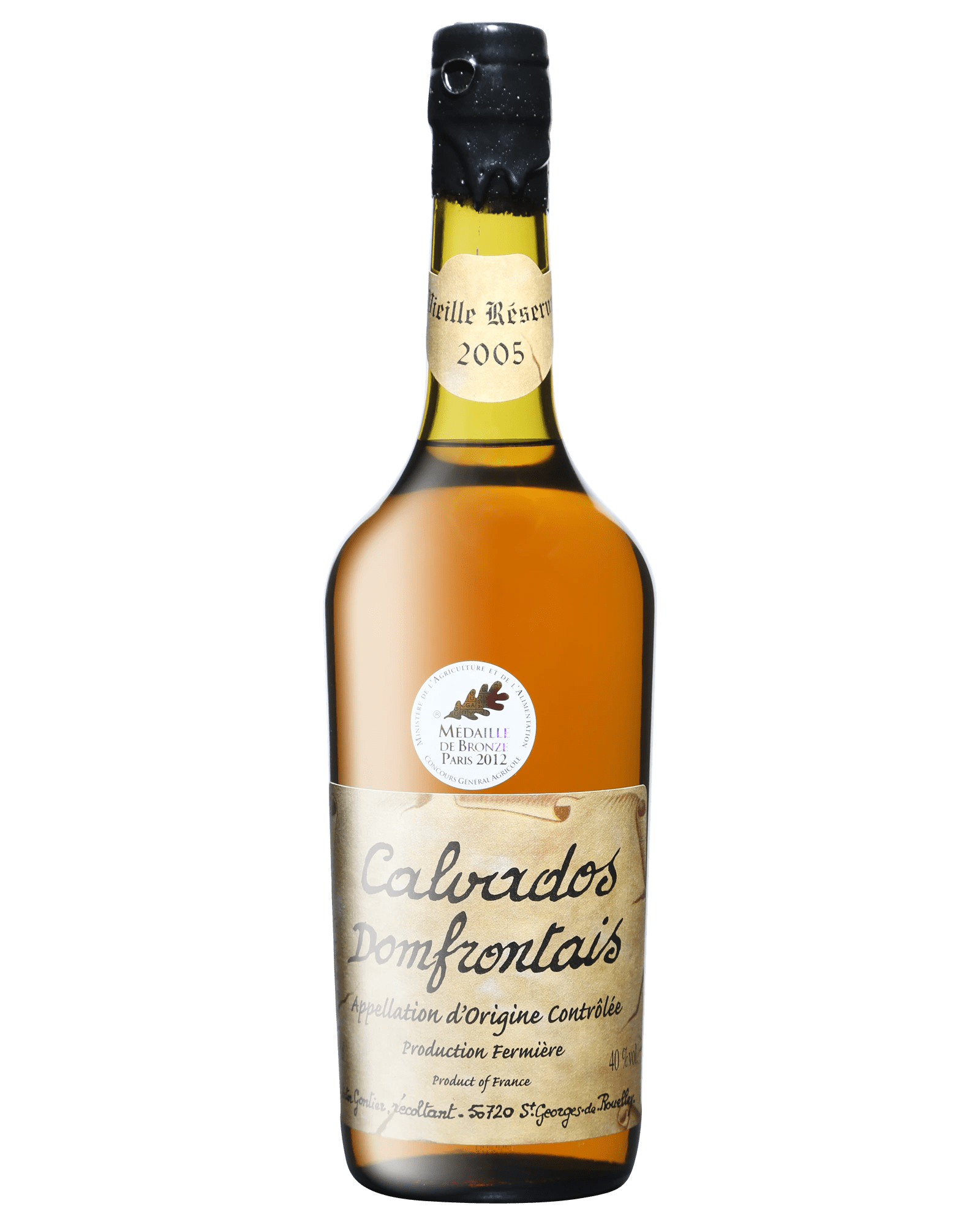 Calvados Domfrontais 2005 (700mL) - Liquor Loot- 