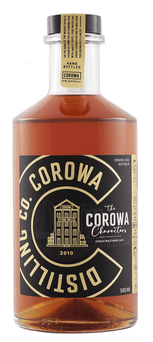 The Corowa Characters Wine Cask Single Malt Australian Whisky (500mL) - Liquor Loot- 