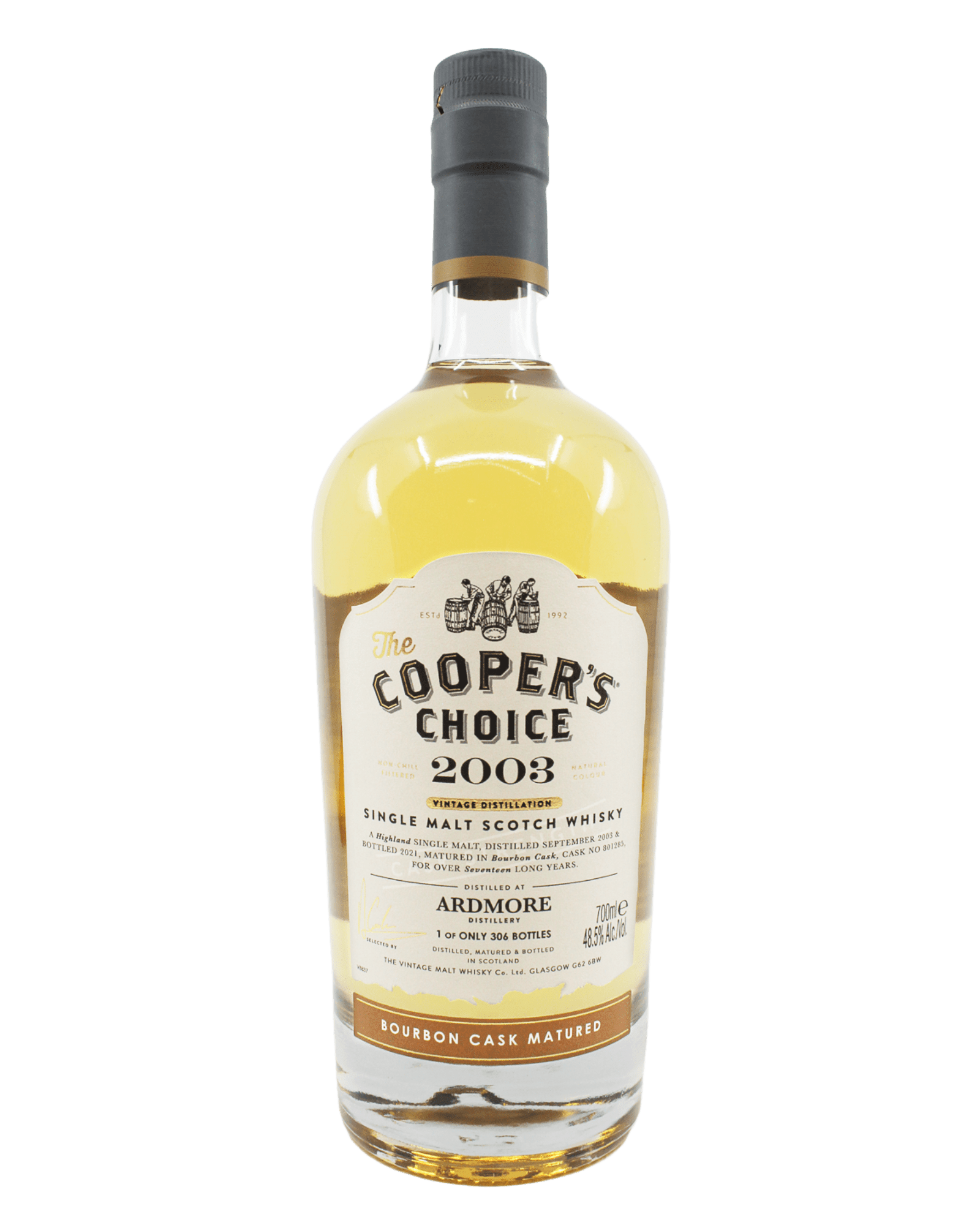 Cooper’s Choice Ardmore 2003 17 Year Old Single Malt Scotch Whisky (700mL) - Liquor Loot- 