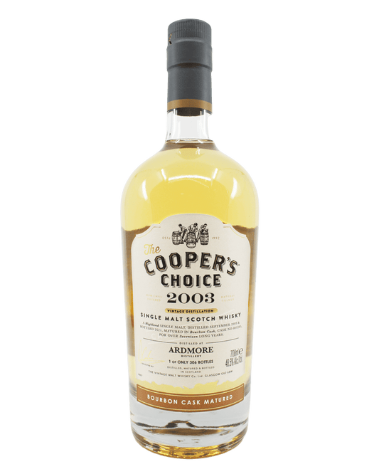 Cooper’s Choice Ardmore 2003 17 Year Old Single Malt Scotch Whisky (700mL) - Liquor Loot- 