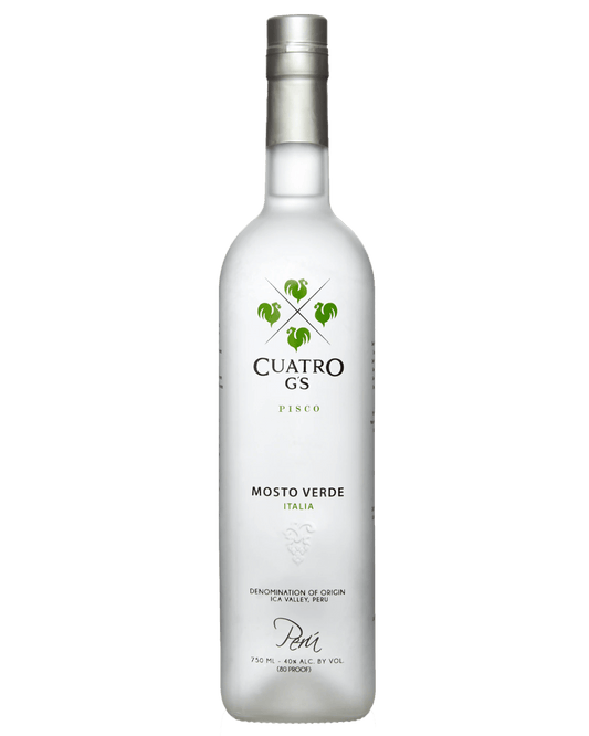 Cuatro G’s Italia Mosto Verde Pisco (700mL) - Liquor Loot- 