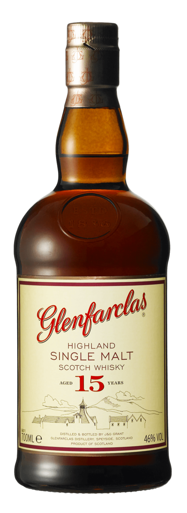 Glenfarclas 15 Year Old Single Malt Scotch Whisky (700mL) - Liquor Loot- 