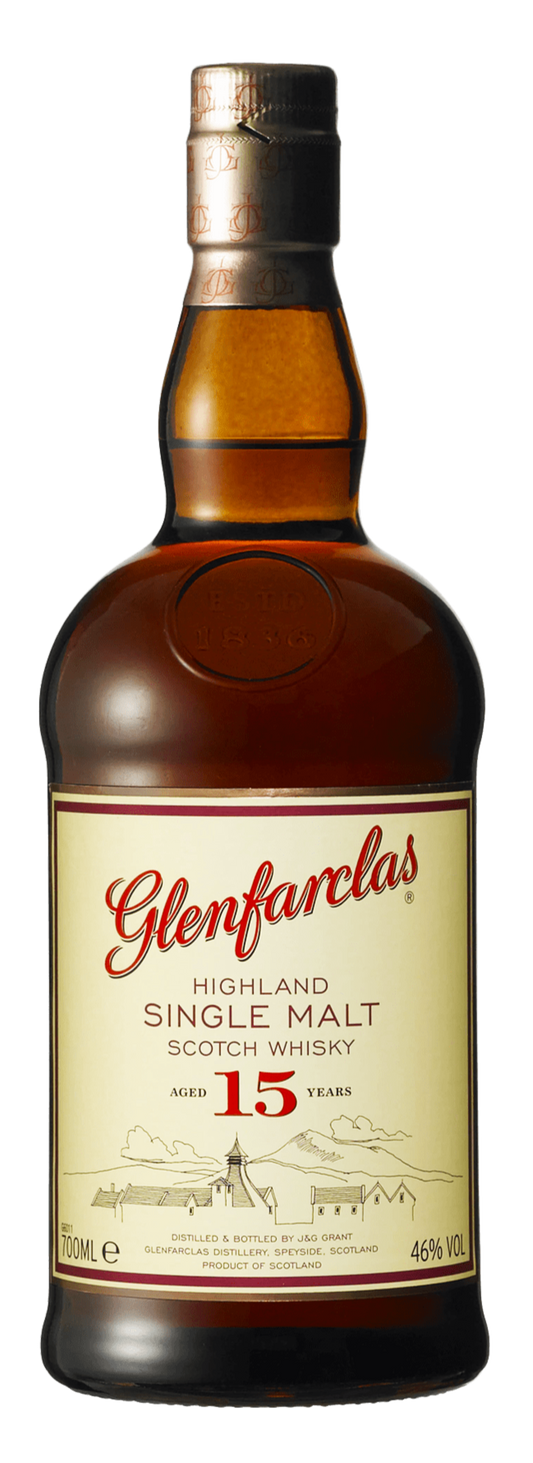 Glenfarclas 15 Year Old Single Malt Scotch Whisky (700mL) - Liquor Loot- 