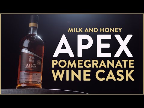 Milk & Honey Apex Pomegranate Wine Cask Finish Cask Strength Single Malt Israeli Whisky (700mL)