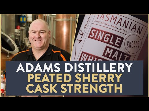 Adams Peated Sherry Cask Strength Single Malt Tasmanian Whisky (700mL)