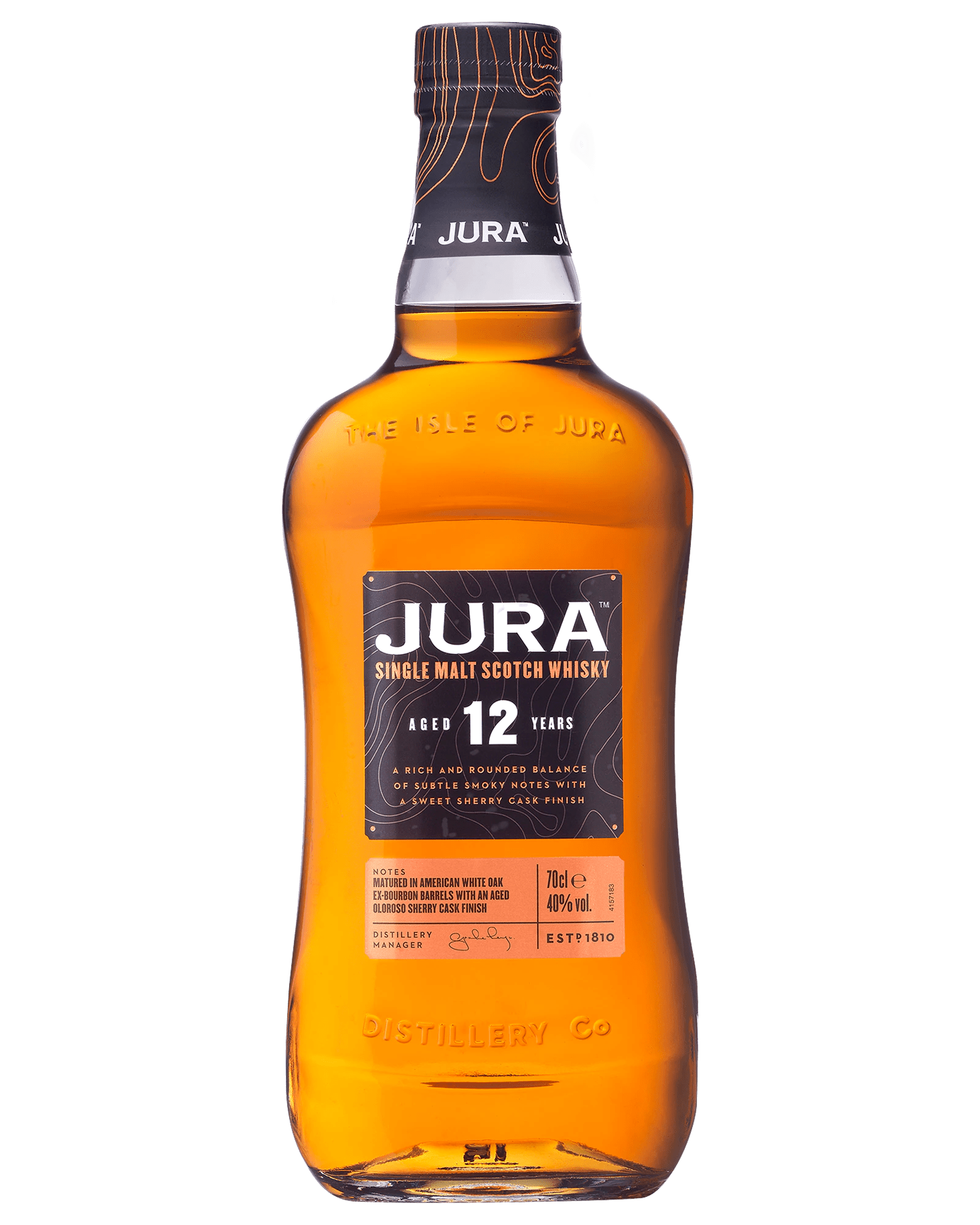 Jura 12 Year Old Single Malt Scotch Whisky (700mL) - Liquor Loot- 