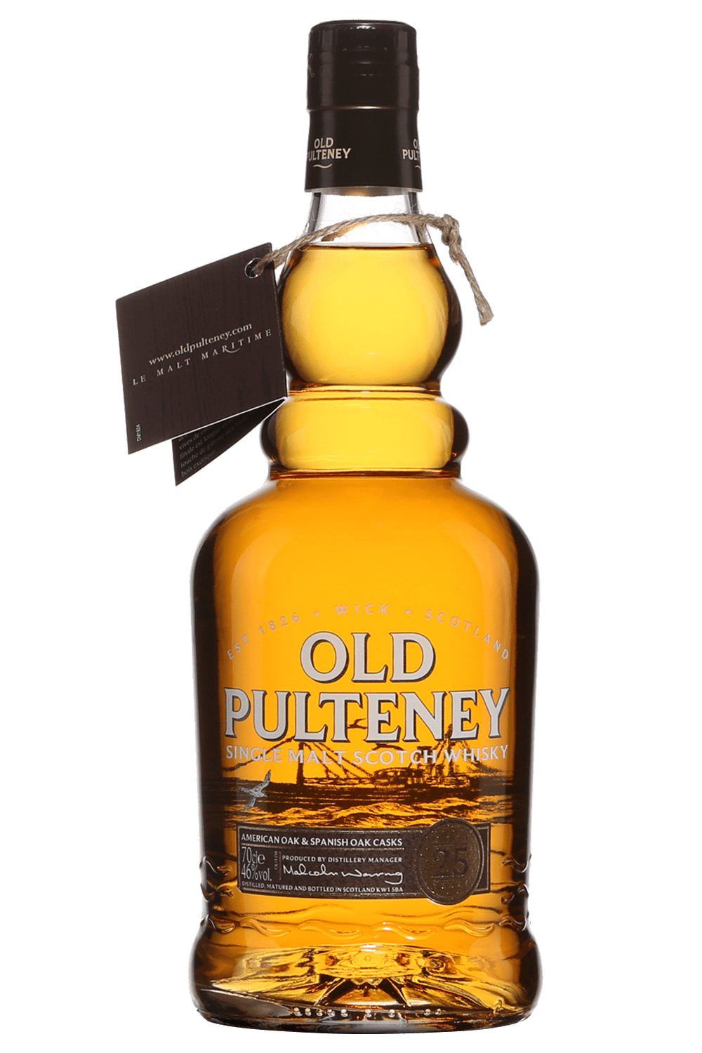 Old Pulteney 25 Year Old Single Malt Scotch Whisky (700mL) - Liquor Loot- 